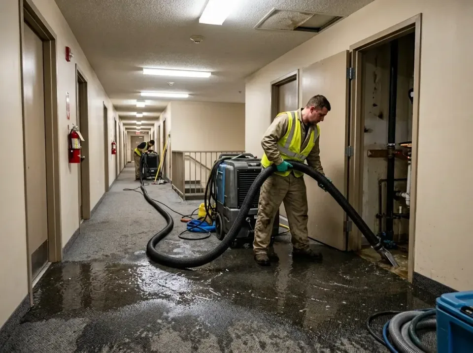 multi-unit-apartment-hallway-f-005 — frequently asked questions, Emergency Burst Pipe Water Extraction & Removal in Douglass…